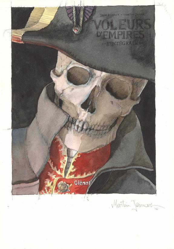 Martin Jamar - Les Voleurs d'Empire, Projet de couverture or