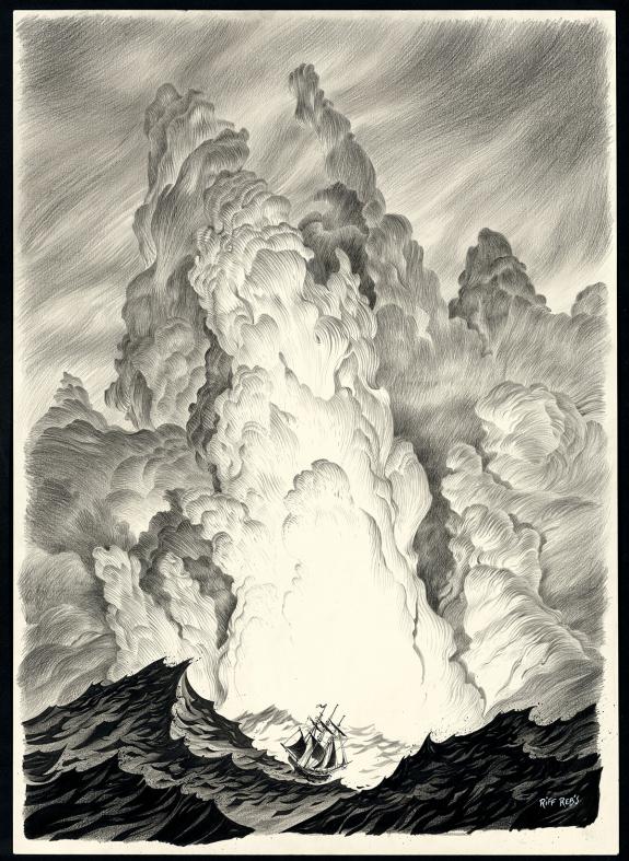 Riff Reb's - Nu&eacute;es, illustration originale