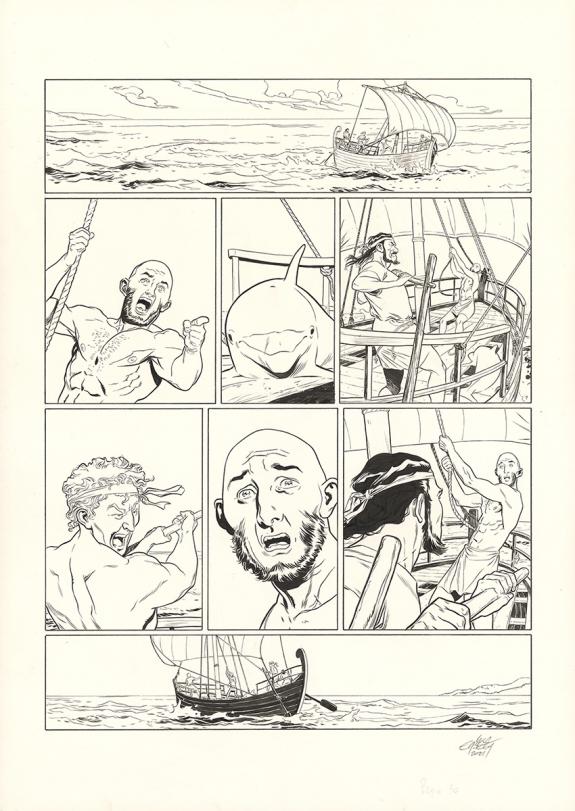 Luca Erbetta - Apollon, Planche originale n°26