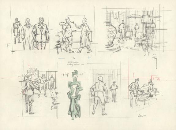 Antoine Aubin - Blake et Mortimer, Huit heures à Berlin, Cra