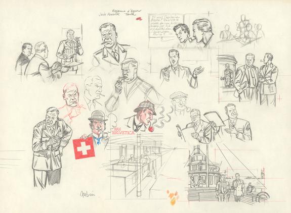Antoine Aubin - Blake et Mortimer, Huit heures à Berlin, Cra