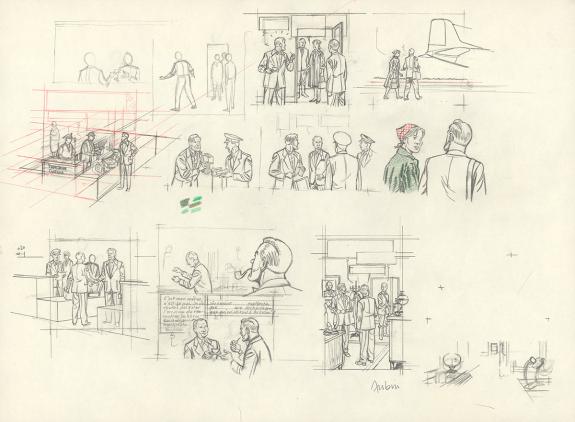 Antoine Aubin - Blake et Mortimer, Huit heures à Berlin, Cra