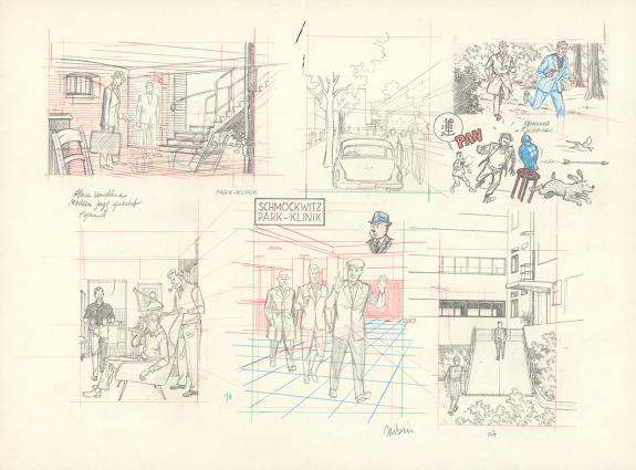 Antoine Aubin - Blake et Mortimer, Huit heures à Berlin, Cra