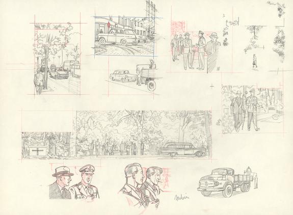 Antoine Aubin - Blake et Mortimer, Huit heures à Berlin, Cra