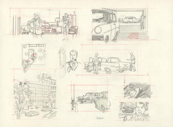 Antoine Aubin - Blake et Mortimer, Huit heures à Berlin, Cra