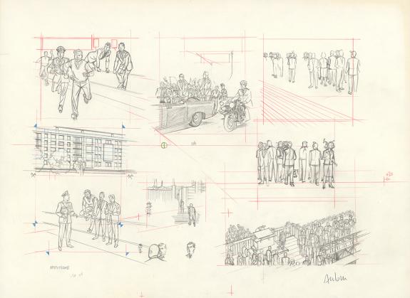 Antoine Aubin - Blake et Mortimer, Huit heures à Berlin, Cra