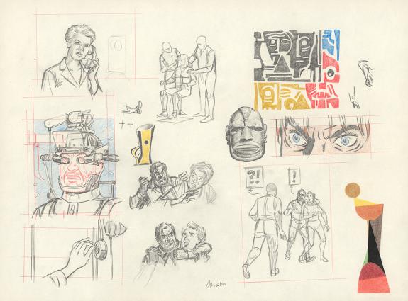Antoine Aubin - Blake et Mortimer, Huit heures à Berlin, Cra