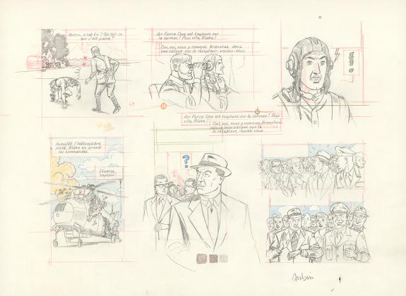 Antoine Aubin - Blake et Mortimer, Huit heures à Berlin, Cra