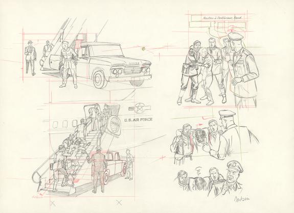 Antoine Aubin - Blake et Mortimer, Huit heures à Berlin, Cra