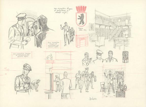 Antoine Aubin - Blake et Mortimer, Huit heures à Berlin, Cra