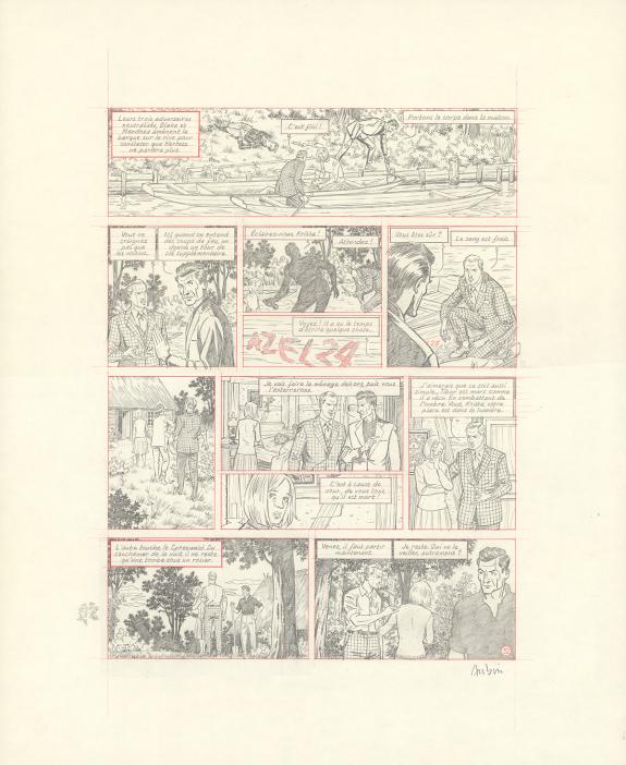 Antoine Aubin - Blake et Mortimer, Huit heures à Berlin, Cra