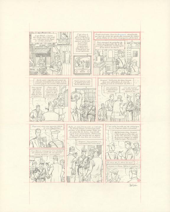 Antoine Aubin - Blake et Mortimer, Huit heures à Berlin, Cra