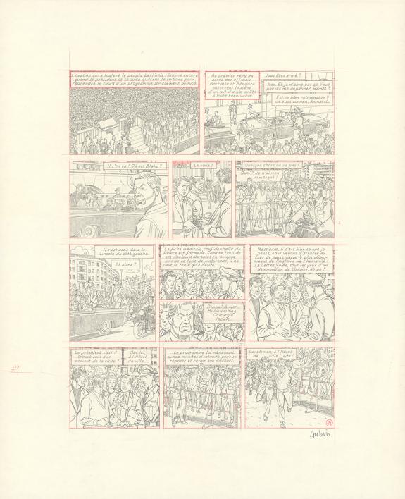 Antoine Aubin - Blake et Mortimer, Huit heures à Berlin, Cra