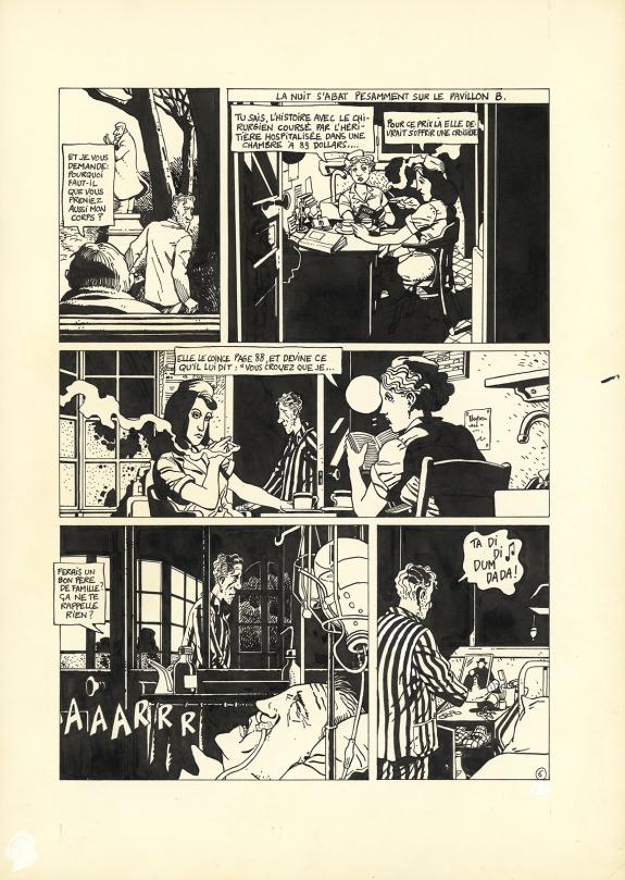 Ted Benoit - Hôpital, Planche originale n°06