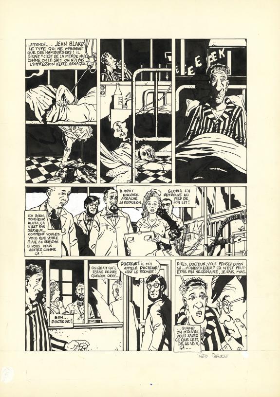 Ted Benoit - Hôpital, Planche originale n°07