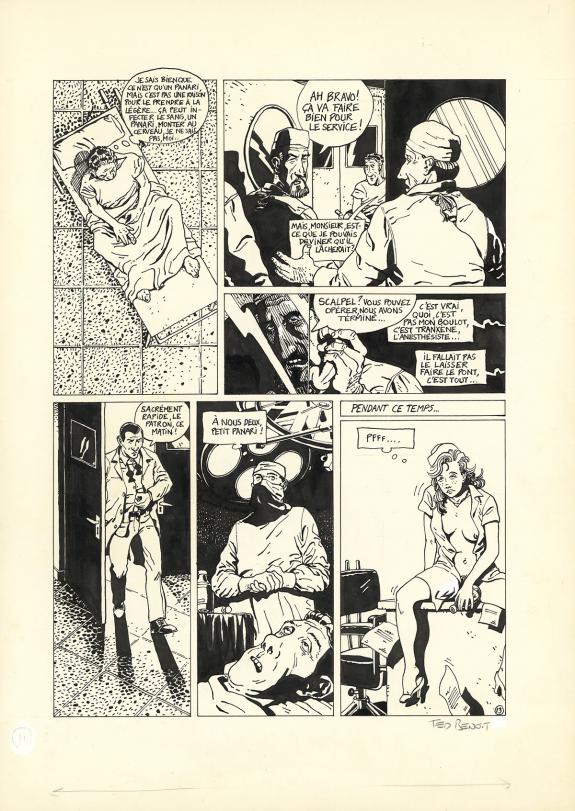 Ted Benoit - Hôpital, Planche originale n°13