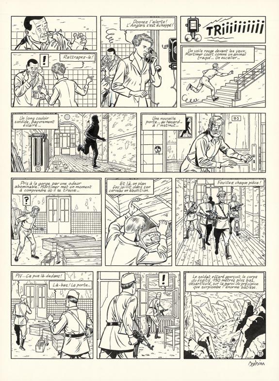 Antoine Aubin - Blake et Mortimer, Huit heures à Berlin, Pla