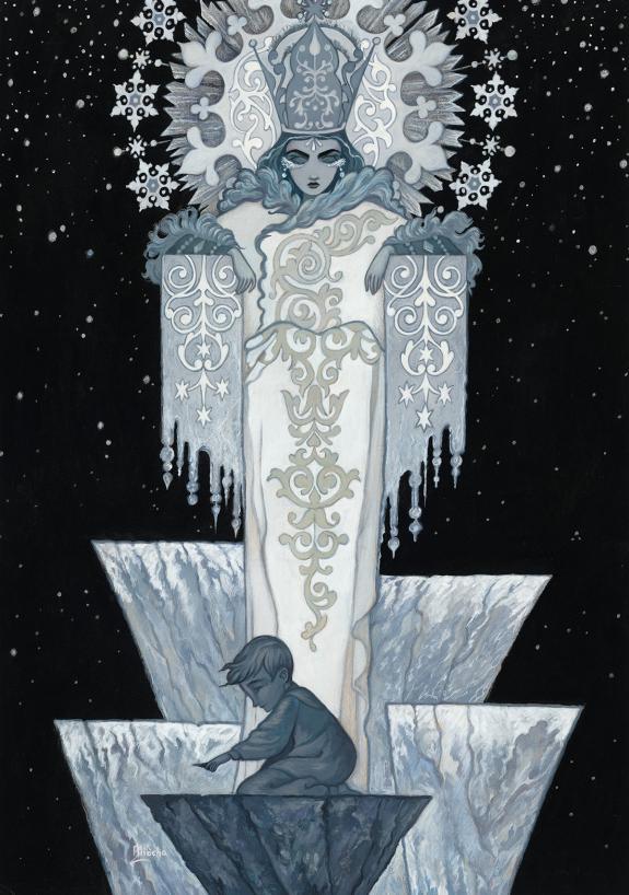 Aliocha Gouverneur - La Reine des neiges, Illustration origi