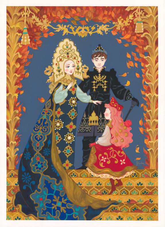 Aliocha Gouverneur - La Reine des neiges, Illustration origi