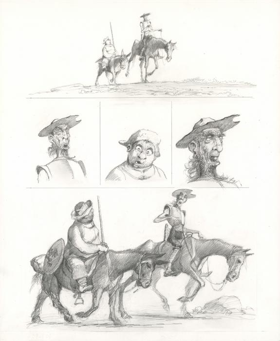 Paul & Gaëtan Brizzi - Don Quichotte de la Manche, Planche o