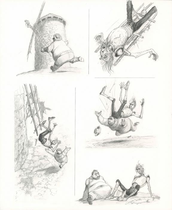 Paul & Gaëtan Brizzi - Don Quichotte de la Manche, Planche o