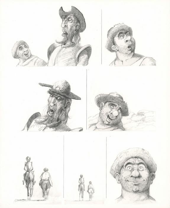 Paul & Ga&euml;tan Brizzi - Don Quichotte de la Manche, Planche o