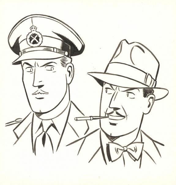 Antoine Aubin - Blake et Mortimer, Huit heures à Berlin, Ill