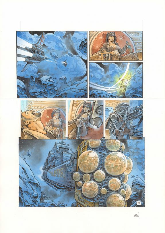 Grun - Space Relic Hunters, Planche originale n°028