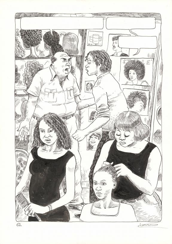 Cl&eacute;ment Oubrerie - Aya de Yopougon, Volume 5, Planche origin