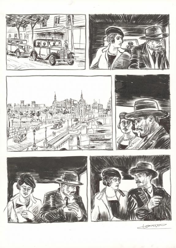 Cl&eacute;ment Oubrerie - &Agrave; mains nues, A mains nues , Planche orig