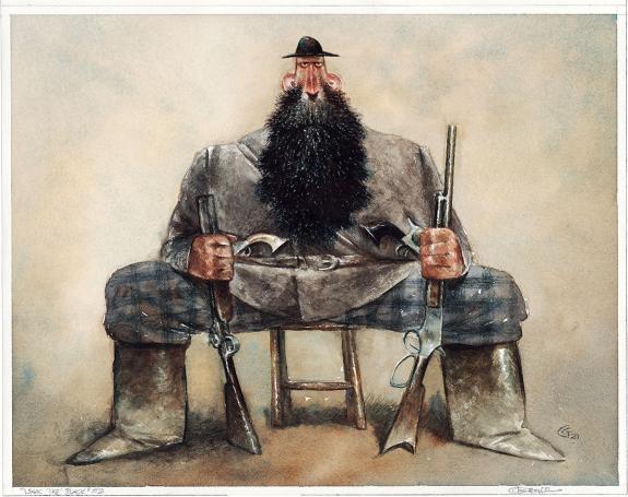 Carter Goodrich - WESTERN!, Isaac "Ike" Black #2, illustrati