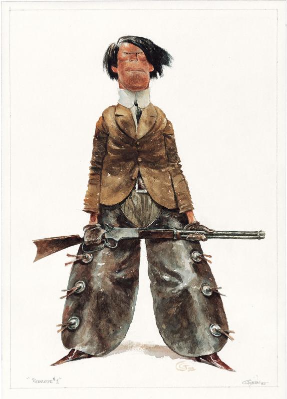 Carter Goodrich - WESTERN!, Regulator #1, illustration origi
