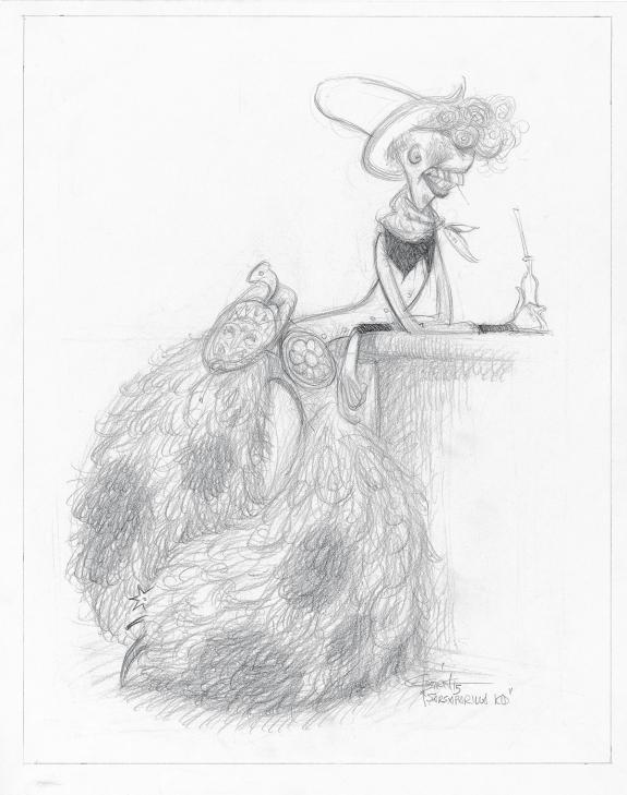 Carter Goodrich - WESTERN!, Illustration originale, recherch