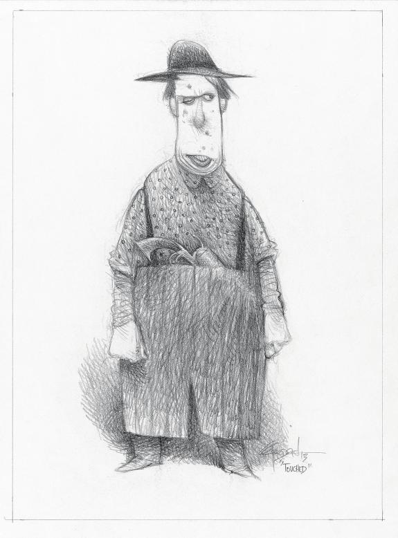 Carter Goodrich - WESTERN!, Illustration originale, recherch