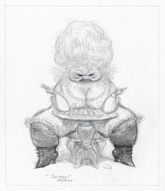Carter Goodrich - WESTERN!, Illustration originale, recherch
