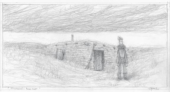 Carter Goodrich - WESTERN!, Illustration originale, recherch