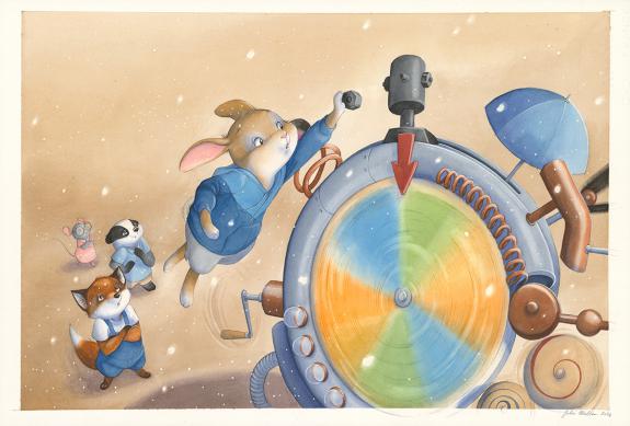Julie Mellan - Les Géniales inventions de Léonard le renard,