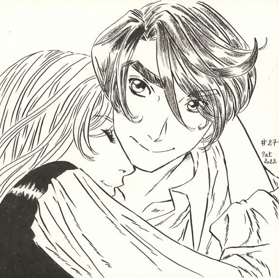 Patricia  Lyfoung  - La Rose &eacute;carlate , Illustration origina