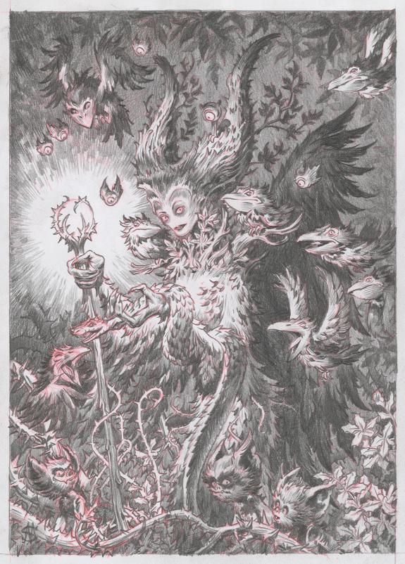 Stan Manoukian - Once Upon a Time, Illustration originale, r