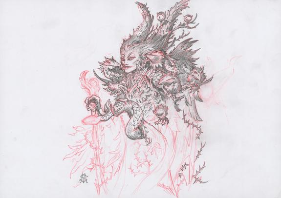 Stan Manoukian - Once Upon a Time, Illustration originale, r