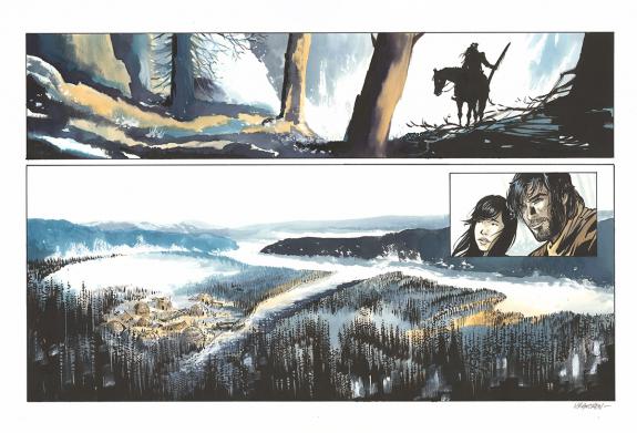 Bernard Vrancken - Nouvelle France, Chapitre I, planche orig