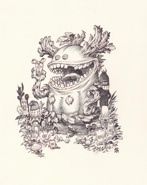 Stan Manoukian - Bêtes à faire peur, Illustration originale,