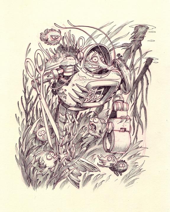 Stan Manoukian - Bêtes à faire peur, Illustration originale,