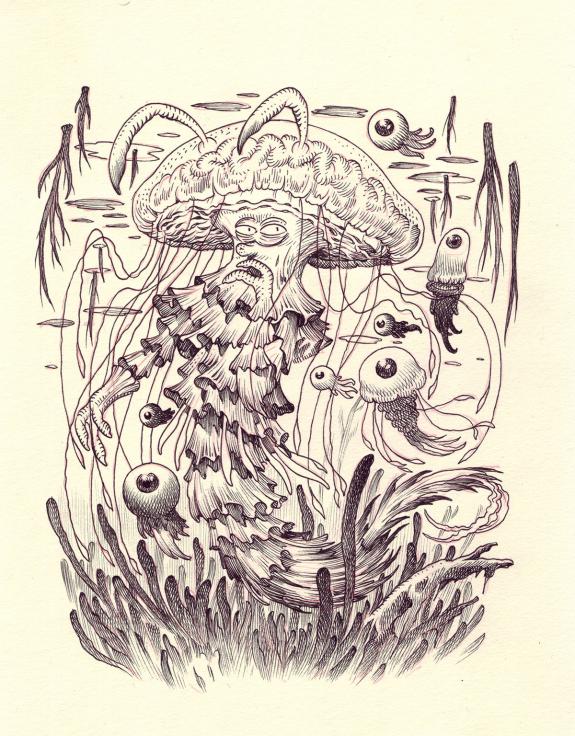 Stan Manoukian - Bêtes à faire peur, Illustration originale,