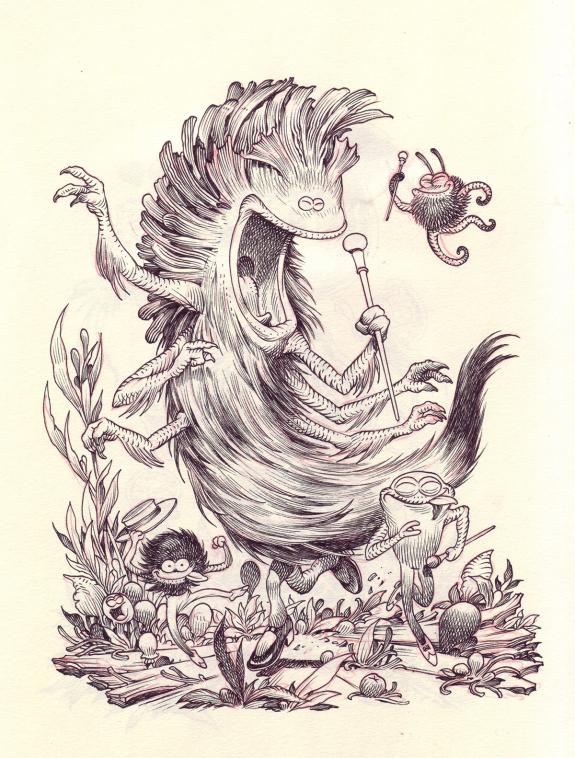 Stan Manoukian - Bêtes à faire peur, Illustration originale,