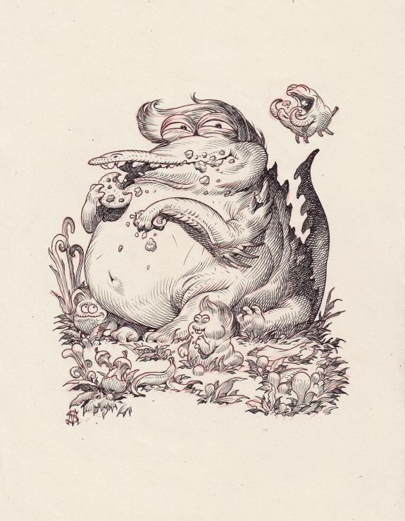 Stan Manoukian - Bêtes à faire peur, Illustration originale,