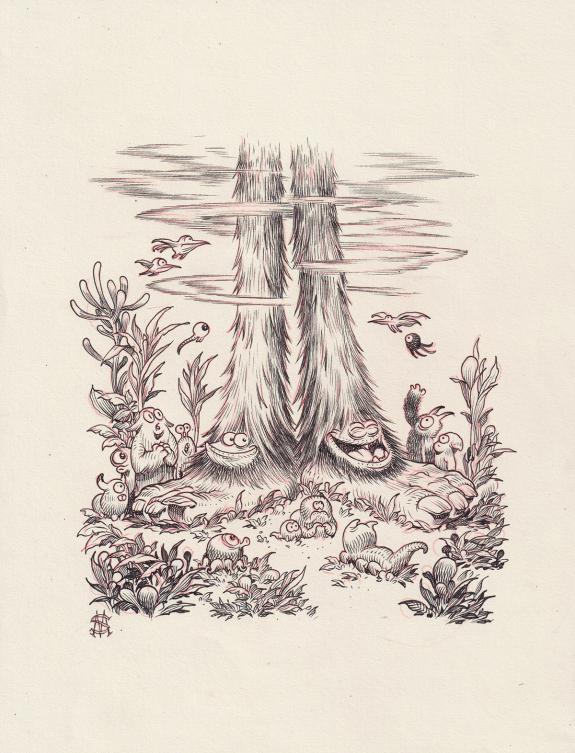 Stan Manoukian - Bêtes à faire peur, Illustration originale,