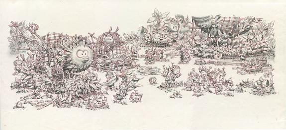 Stan Manoukian - Monstre , Monstre est timide, Illustration 