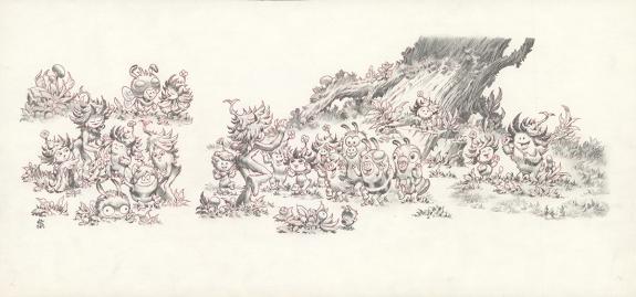 Stan Manoukian - Monstre , Monstre est timide, Illustration 