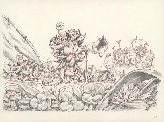 Stan Manoukian - Monstre , Monstre est timide, Illustration 